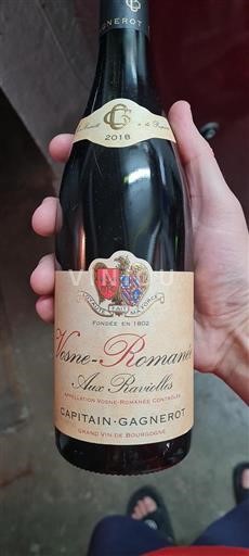 Bourgondië Vosne-Romanée Capitain-Gagnerot Aux Raviolles 2018