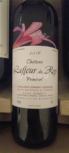 Bordeaux Pomerol Château Lafleur du Roy 2016