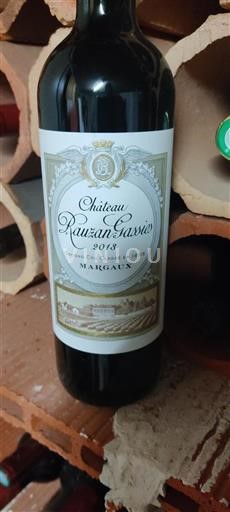 Bordeaux Margaux Château Rauzan-Gassies 2013