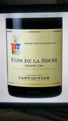 Burgundi Clos-de-la-roche Domaine Castagnier 2019