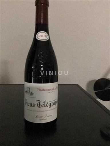 Vin Rouge sec Domaine Vieux Télégraphe 2015 France Vallée du Rhône Châteauneuf-du-pape