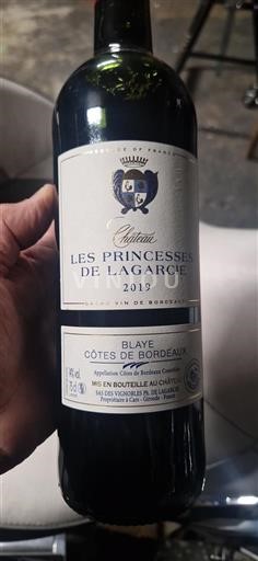 Bordeaux Blaye-Côtes-de-Bordeaux Château Les Princesses de Lagarcie 2019