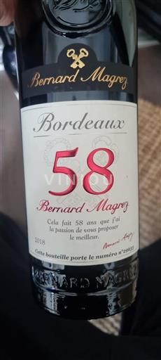 Bordeaux Bernard Magrez 58 2018
