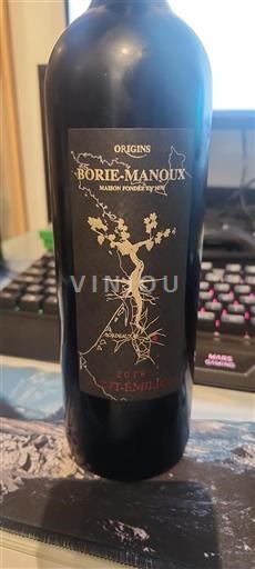 Bordeaux Saint-Émilion Borie-Manoux Origins 2018