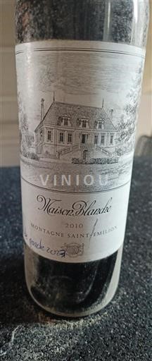 Bordeaux Montagne-Saint-Émilion Maison Blanche 2010