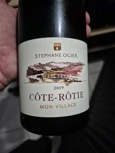 Rhônedalen Côte-rôtie Stéphane Ogier Mon Village 2019