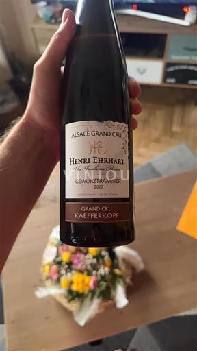 Vin Blanc sec Henri Ehrhart 2023 France Alsace