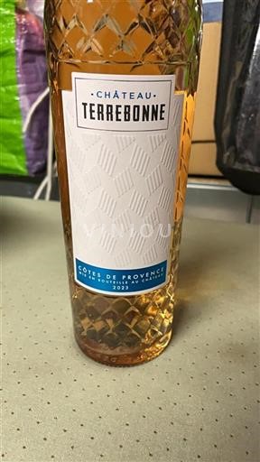 Vin Rosé sec Château Terrebonne 2023 France Provence Côtes-de-provence AOC