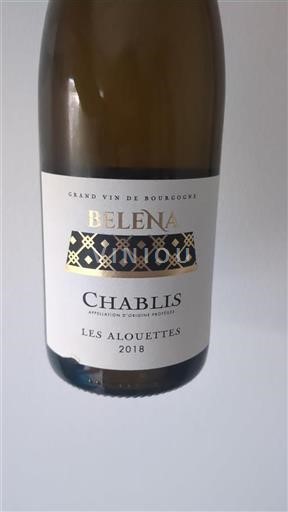 Burgundy Chablis Belena Les Alouettes 2018