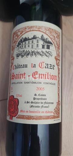 Bordeaux Saint-Émilion Château la Caze 2005