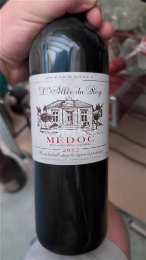 Bordeaux Médoc L'Allée du Roy 2012