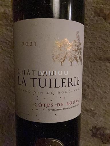 Burdeos Côtes-de-bourg Château La Tuilerie 2021