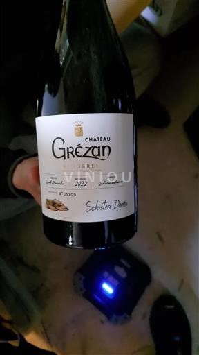 Languedoc Faugères Château Grézan Schistes Dorés 2022