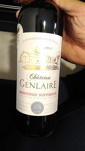 Bordeaux Bordeaux supérieur Château Genlaire 2014