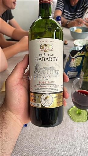 Bordeaux Château Gabarey 2012