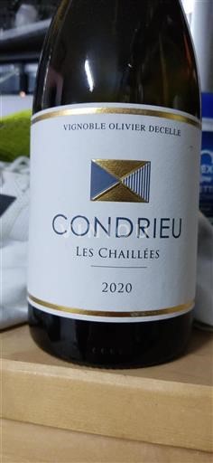 Rhône Valley Condrieu Vignoble Olivier Decelle Les Chaillées 2020