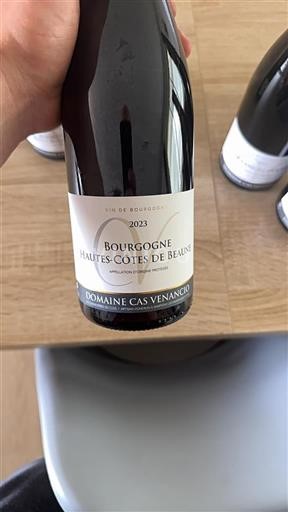 Bourgogne Hautes Côtes de beaune Domaine Cas Venancio 2023