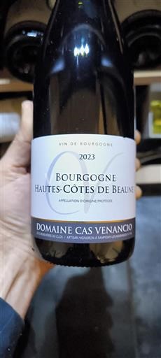 Bourgogne Hautes Côtes de beaune Domaine Cas Venancio 2023