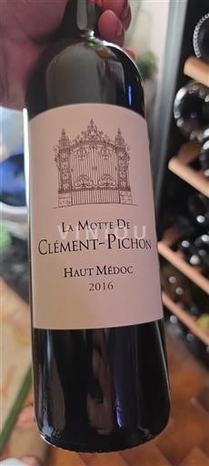 Bordeaux Haut-Médoc La Motte De Clément-Pichon 2016