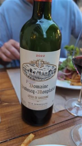 Sud-Ouest Côtes de Gascogne Domaine Duboscq-Monplaisir 2022