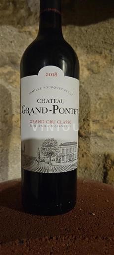 Bordeaux Saint-Émilion Grand Cru Chateau Grand Pontet 2018