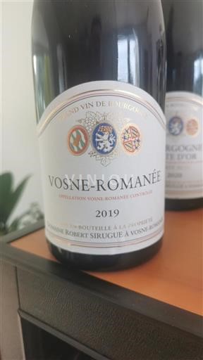 Bourgondië Vosne-Romanée Domaine Robert Sirugue 2019