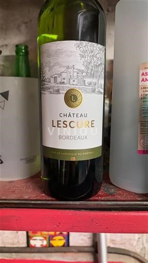 Bordeaux Château Lescure Icke årgångsbetecknad