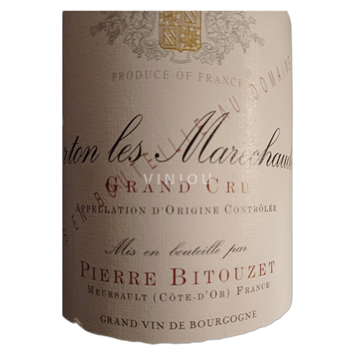 Bourgogne Pierre Bitouzet Corton les Maréchaudes 2013