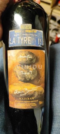 Südwestfrankreich Madiran Château Montus La Tyre 2003