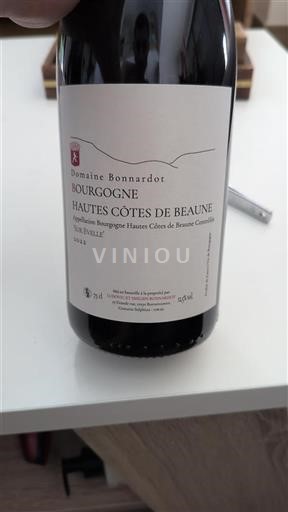 Bourgondië Hautes Côtes de Beaune Domaine Bonnardot Sur Evelle 2022