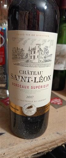 Burdeos Bordeaux superior Château Saint Léon 2017