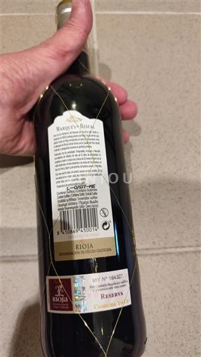 Rioja Marqués de Riscal Reserva 2012
