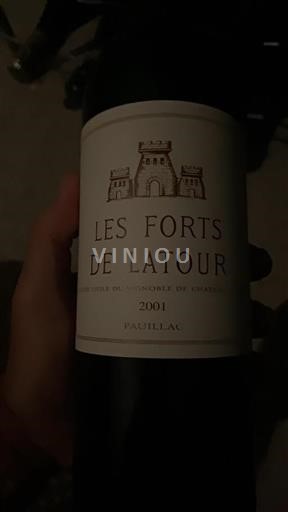 Bordeaux Pauillac Château Latour Les Forts de Latour 2001