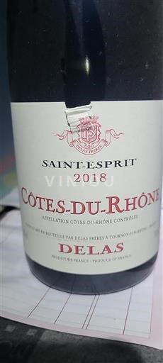 Vallée du Rhône Côtes-du-rhône Delas Frères Saint-Esprit 2018
