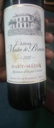 Bordeaux Haut-Médoc Château Moulin de Blanchon 2020