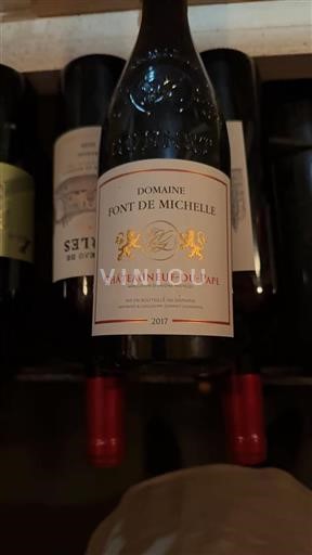 Rhônen laakso Châteauneuf-du-Pape Domaine Font de Michelle 2017