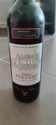 Bordeaux Blaye-Côtes-de-Bordeaux Château Pérenne 2014