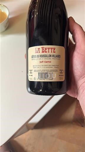 Rosellón Côtes del Roussillon Villages Jeff Carrel La Bette 2020