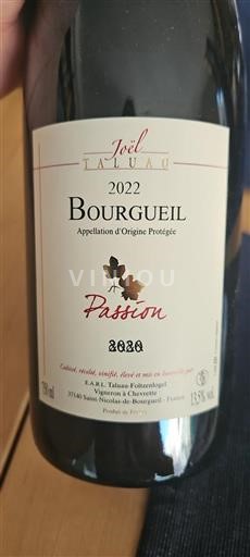 Loirevallei Bourgueil Joël Taluau Passion 2022