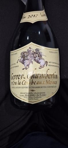 Bourgogne Gevrey-chambertin Philippe Leclerc 1er Cru La Combe aux Moines 2017