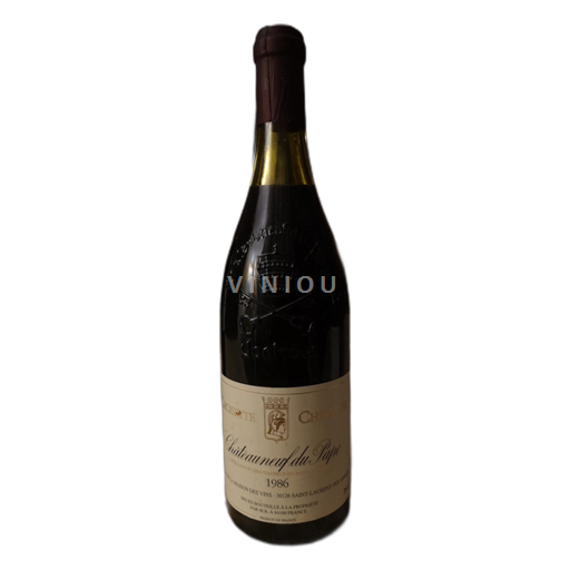 Rhône-dalen Châteauneuf-du-Pape Croisette Chevalier 1986