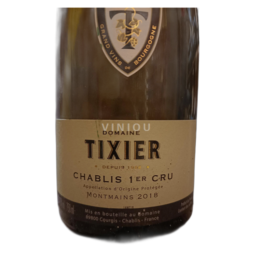 Borgoña No especificado Domaine Tixier Montmains 2018
