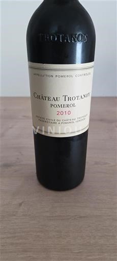Bordeaux Pomerol Chateau Trotanoy 2010