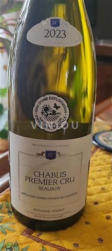 Bourgogne Chablis premier cru Domaine Verret Beauroy 2023
