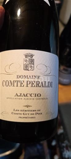 Corsica Ajaccio Domaine Comte Peraldi 2020