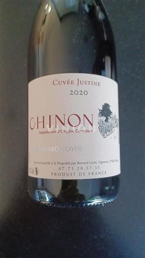 Údolí Loiry Chinon BERNARD LOYER CUVEE JUSTINE 2020