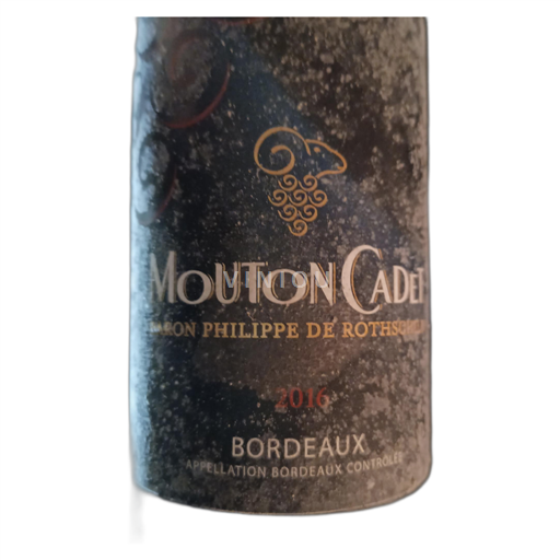 Bordeaux Médoc Baron Philippe de Rothschild Mouton Cadet 2016