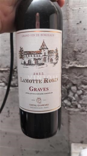 Bordeaux Graves Lamotte Robin 2015
