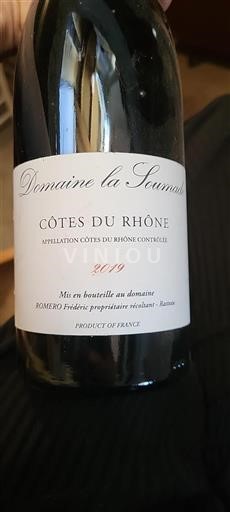 Rhônedalen Côtes du Rhône Domaine la Soumade 2019